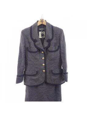 Chanel Vintage Suit Gray